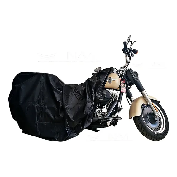 Capa Para Moto Custom Harley, Shadow, Boulevard, Vulcan Gg Cor Preto Foto 1
