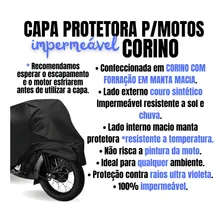 Capa Para Moto Forrada Impermeável Térmica Sol Chuva Miranda Colchoes Foto mini 3
