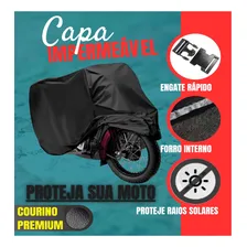 Capa Para Moto Impermeável Forrada Proteger Granizo Chuva Raio Solares Foto mini  3