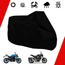 Capa Para Moto Termica ImpermeƔvel Forrada Com Respiro G Cor Preto Foto mini 4