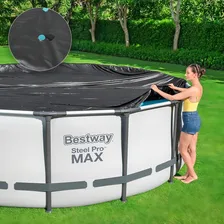 Capa Para Piscina Estrutural Inflável 4,57m Diâmetro Bestway Foto mini 4