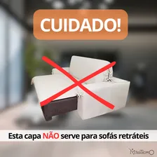 Capa Para Sofá De 2 Lugares Em Gorgurão Cor Marinho Foto mini 4