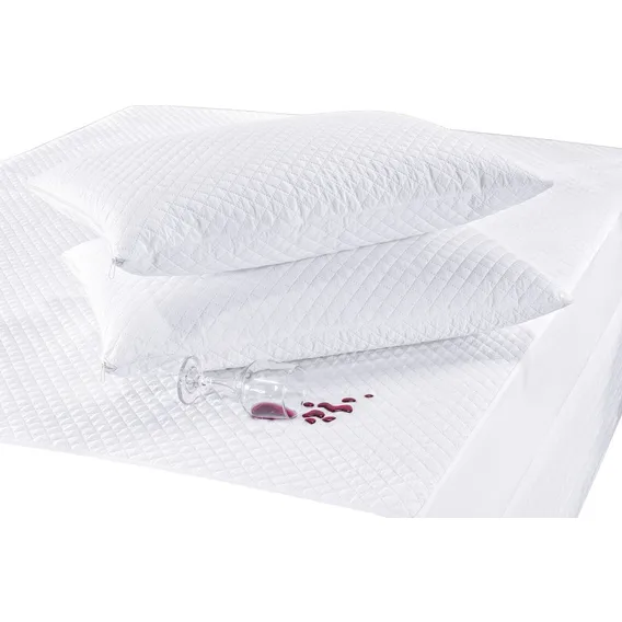 Capa Para Travesseiro Impermeável Kit 2 Pçs Macias Com Zíper Matelado Foto 1