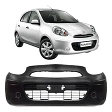 Capa Parachoque Dianteiro Nissan March 2011 12 13 2014 Cor Preto Foto  mini 1