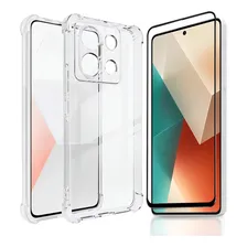 Capa + PelĂcula Cerâmica 9d Para Xiaomi Redmi Note 13 4g Cor Transparente Emborrachada Foto mini 2