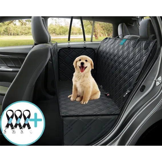 Capa Pet Automotiva Porta Malas Banco Impermeável + 3 Guias Foto 1
