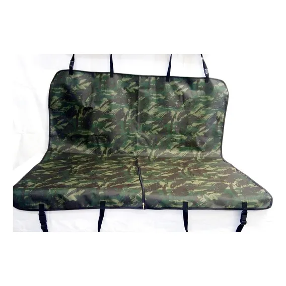 Capa Pet Protetora Camuflada Para Bancos - Dobrável Foto 1