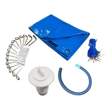 Capa Piscina 15 Em 1 Pvc 500 Micras 8x4 Proteção+térmica Foto mini 1