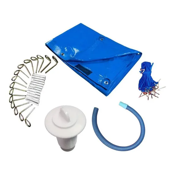 Capa Piscina 15 Em 1 Pvc 500 Micras 8x4 Proteção+térmica Foto 1