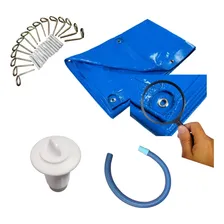 Capa Piscina 15 Em 1 Pvc 500 Micras 9x4 Proteção+térmica Foto mini 1