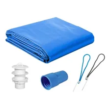 Capa Piscina 7x3 M Com Dreno E 20 Pinos Elásticos - Capakit Foto mini 1