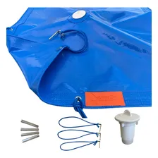 Capa Piscina Acquacapas 15 Em 1 Pvc 500 Micras 9x5 Proteção+térmica Foto mini 2