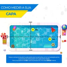 Capa Piscina Proteção Azul Resistente 4,50x3 Slf Foto mini 3