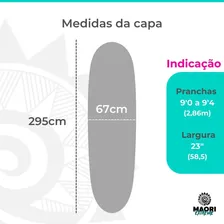 Capa Prancha Longboard Refletiva E Acolchoada 9'0 A 9'4 Foto mini 4