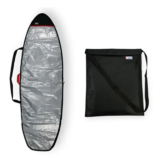 Capa Prancha Surf Fish 6'4 A 6'7 + Saco Roupa Molhada Foto 1