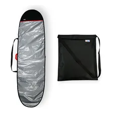 Capa Prancha Surf Funboard 7'0 A 7'4 + Saco Roupa Molhada Foto  mini 1