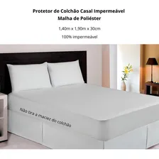 Capa Protetor Colchão Casal Impermeável Kacyumara Malha Pol Foto mini 4