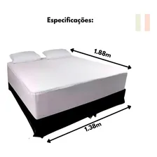 Capa Protetor Para Colchão Impermeável Cama Box Víuva Foto mini 4