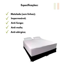 Capa Protetor Para Colchão Impermeável Cama Box Víuva Foto mini  3
