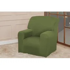 Capa Protetor Poltrona Papai 1 Lugar Coladinha - Verde Foto mini 2