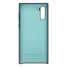 Capa Protetora De Silicone Preto Original Samsung Galaxy Note 10 Foto mini 3