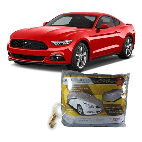 Capa Protetora Ford Mustang Com Cadeado Foto 1