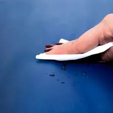 Capa Protetora Impermeavel Colchão Berço Americano C/ Ziper Cor Azul-marinho Foto mini 4