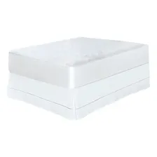 Capa Protetora Impermeável P/ Colchão Casal Queen Branco Foto  mini 1