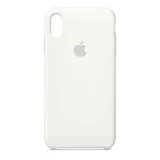 Capa Protetora iPhone XS Max Silicone Branca Apple Mrwf2zm Cor Branco Foto 1