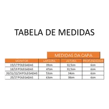 Capa Protetora Monitor Gamer Impermeável 15 A 27 Polegadas Foto mini 4
