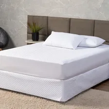 Capa Protetora P/ Colchão Box King Impermeável Matelado Cor Branco Foto  mini 1