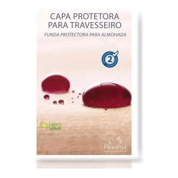 Capa Protetora Travesseiro Plooma Impermeável Soft Com Zíper Foto 1