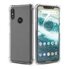 Capa Silicone Anti Impacto Para Moto One - Transparente Foto mini  2
