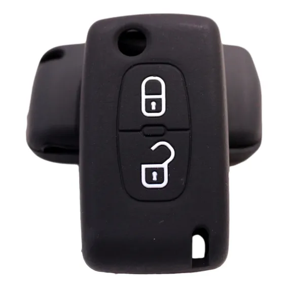 Capa Silicone Chave Canivete Peugeot 307 308 2 Botões Foto 1