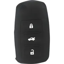 Capa Silicone Chave Canivete Volkswagen Gol Jetta Polo Fox Foto  mini 1