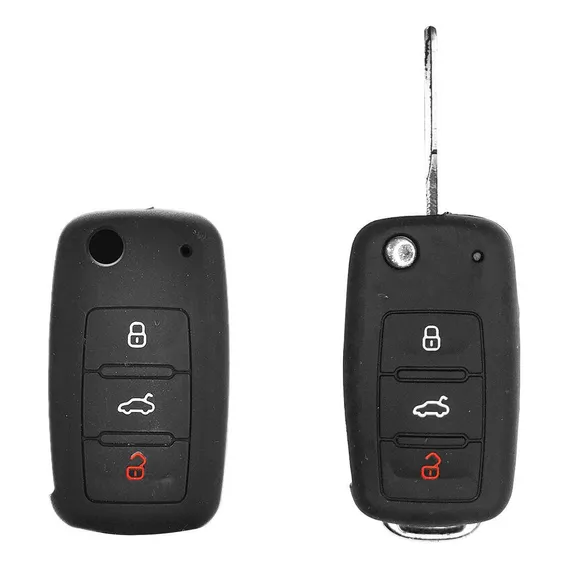 Capa Silicone Chave Canivete Vw Gol Fox Passat Voyage Up Foto 1