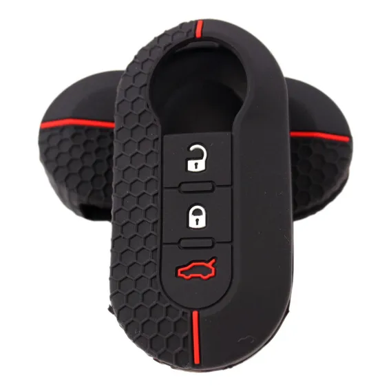 Capa Silicone Chave Fiat Bravo Grand Siena Palio Punto 500 Foto 1