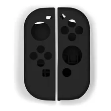Capa Silicone Para Controle Joy-con De Nintendo Switch Oled Cor Preto Foto  mini 1