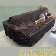 Capa Sofá Retratil 3 Modulos Big Grande (medida Com Braço Foto mini 4