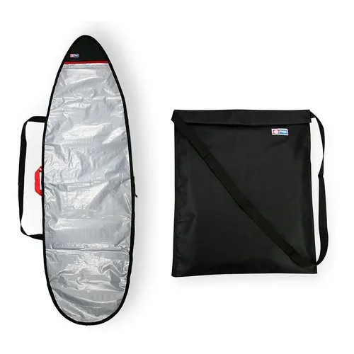 Capa Surf Refletiva Acolchoada 6'0 A 6'3+saco Roupa Molhada Foto 1