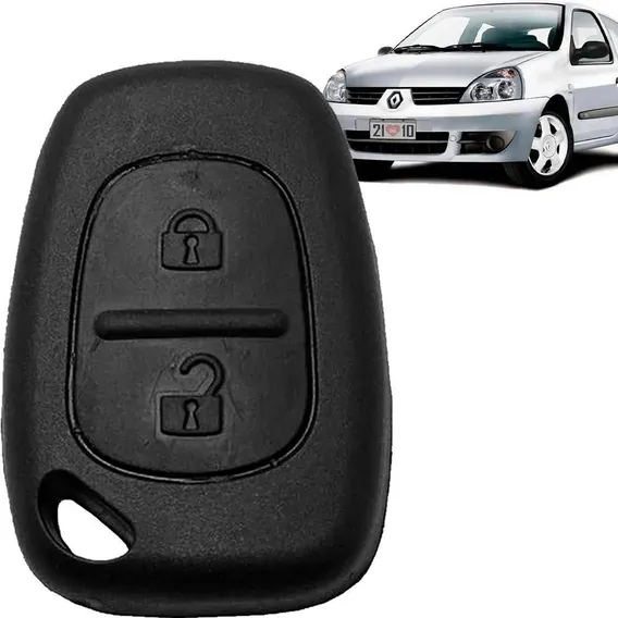 Capa Telecomando Chave Alarme Renault Clio Symbol Scenic Foto 1