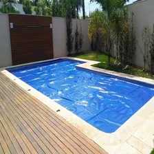 Capa Térmica Para Piscina 500 Micras Azul - 5x3,5m Foto mini 4