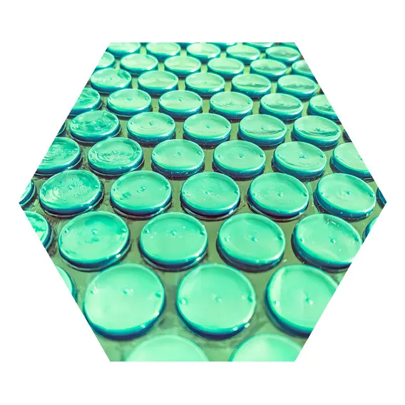 Capa Térmica Piscina 7 X 3 Thermocap 300 Micras Verde Foto 1