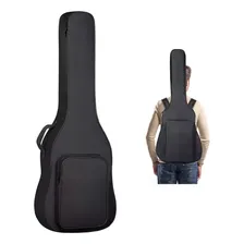 Capa Violao Classico Mellody Ka6 Bag Acolchoado Impermeavel Cor Preto Foto  mini 1