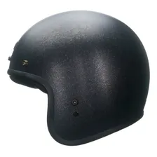 Capacete Aberto Bell Custom 500 Flake Black Old School Foto mini 1
