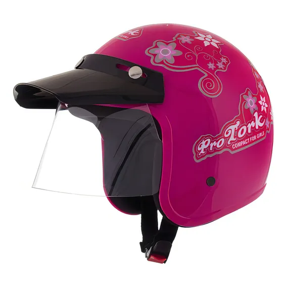 Capacete Aberto Compact Forgirls 58 Rosa Pro Tork Foto 1