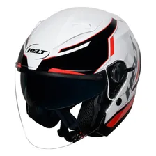 Capacete Aberto Helt City Com Óculos Interno Capacete Aberto Cor Branco Tamanho Do Capacete 56 Foto  mini 1