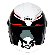 Capacete Aberto Helt City Com Óculos Interno Capacete Aberto Cor Branco Tamanho Do Capacete 56 Foto mini  2