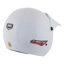 Capacete Aberto Liberty Branco Tamanho 60 Pro Tork Foto mini  3