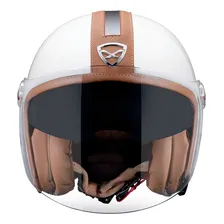 Capacete Aberto Nexx X70 Tricomposto Groovy Mais Vendido Cor Branco Tamanho do capacete 61/62 (XL) Foto mini  2